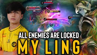 ALL ENEMIES LOCKED MY LING  LING FASTHAND COMBO [upl. by Bibbye]