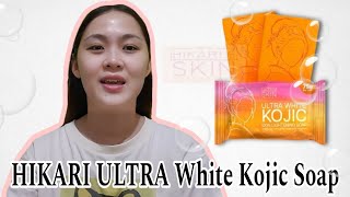 HIKARI ULTRA WHITE KOJIC SOAP REVIEW [upl. by Ellehcan362]