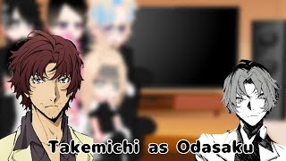 Tokyo Revengers react to Takemichi as Odasaku 11 [upl. by Olag]