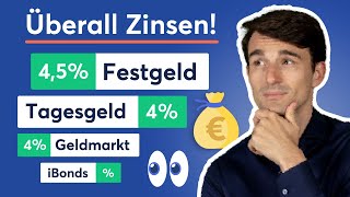 Überall steigen die Zinsen Was sind jetzt die TopAnlagen [upl. by Aimak134]