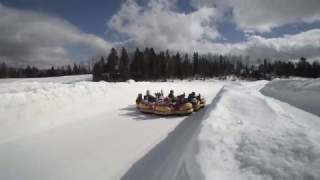 Super Glissades StJeandeMatha  Rafting sur neige [upl. by Holtorf]