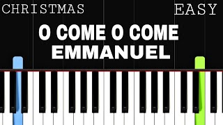 O Come O Come Emmanuel  Tommee Profitt  Easy Piano Tutorial 🎄🎅 [upl. by Adihsar]