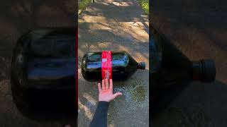 Breaking glass bottles⚠️🔥 Crushing Crunchy amp Soft Things shorts asmr [upl. by Lean]