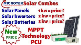 Microtek Solar Panels Price in India  Microtek Solar Combos Price amp Review 2022 [upl. by Susette]