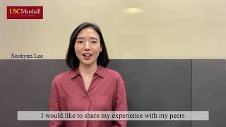 USC MS Business Analytics Admissions Video 2021  Soohyun Lee [upl. by Nagaek]