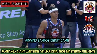 Pampanga Giant VS Marikina Shoe Masters  MPBL Playoffs Highlights  mpbl [upl. by Dituri]