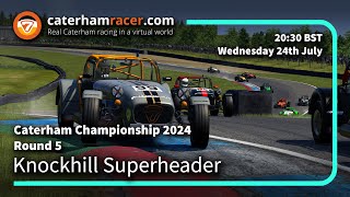 2024 Caterham Championship  Round 5  Knockhill Superheader [upl. by Koetke]