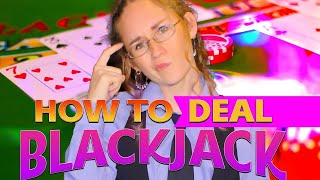 How to Deal Blackjack Like a Pro Full Video [upl. by Ellienad463]