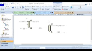 Sensitivity Analysis of Extractive Distillation Columns using Aspen Plus [upl. by Latreese]