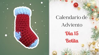 CALENDARIO de ADVIENTO quotDIA 15quotun proyecto muy facilAmigurumi Tutorial [upl. by Admana342]