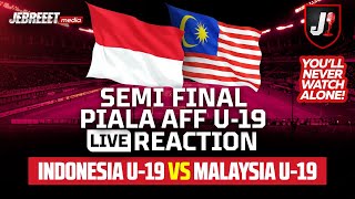 🔴INDONESIA VS MALAYSIA  SEMIFINAL AFF U19  LIVE REACTION [upl. by Oralie925]