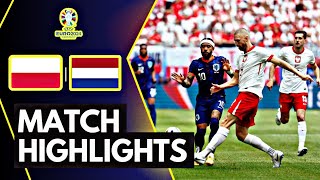 Highlights Poland VS Netherland in Euro 2024 [upl. by Strohben]