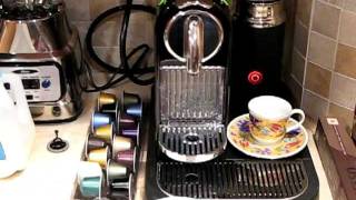 How to Make a Coffee Latte with the Nespresso CitiZ Machine [upl. by Elatia]