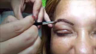 Teinture des sourcils [upl. by Fregger]