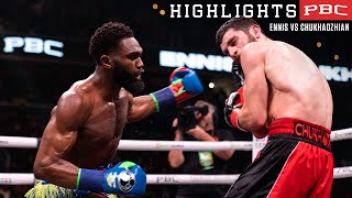 Ennis vs Chukhadzhian HIGHLIGHTS January 7 2023  PBC on Showtime PPV [upl. by Neruat]