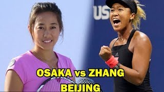 Naomi Osaka vs Shuai Zhang Highlights Beijing 2018 [upl. by Huskamp]