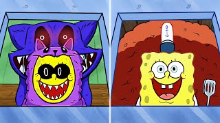 SPONGEBOB VS CATNAP ♪ Poppy Playtime Music Video [upl. by Eidissac]