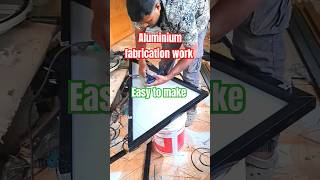 Aluminum fabrication work trending aluminium wardrobedesign [upl. by Agnimod]