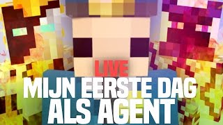 MIJN EERSTE DAG ALS AGENT MINETOPIA LIVE echt spannend [upl. by Lorollas]