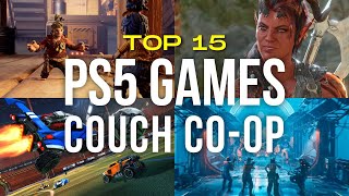 15 Best Couch CoOp Games On PS5  2 Player SplitScreen Games PART 1 [upl. by Fritz]