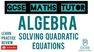 Solving Quadratic Equations by Factorising NonCalculator  Higher amp Foundation  GCSE Maths Tutor [upl. by Htebizile]