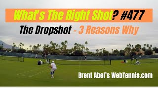 Tennis Drop Shot 3 Technique Fundamentals WTRS  477 [upl. by Thacker]