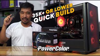 AMD RX 7600 Php 35K Gaming PC Build amp Timelapse ft Powercolor RX 7600 Video Card Overview 2023 [upl. by Odlonyer]