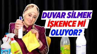 Duvar Silmek İşkence mi Oluyor Duvar Silmek Hiç Bu Kadar Kolay OlmamıştıTemizlik Kraliçesi Sevoş [upl. by Nadroj]