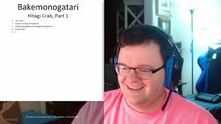 Bakemonogatari Episode 1 Hitagi Crab Part 1 Reaction [upl. by Auof]