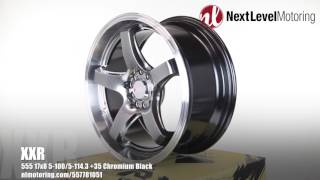 NLMotoringcom 360 XXR 555 17X8 Flat Black 510051143 35mm 555781022 [upl. by Anhaj239]