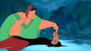 The Emperors New Groove Pacha kisses Kuzco HD [upl. by Eelatan73]