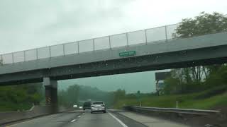 Pennsylvania turnpike Interstate 70 and 76 Breezewood to New Stanton west part 1 [upl. by Nyladnor329]