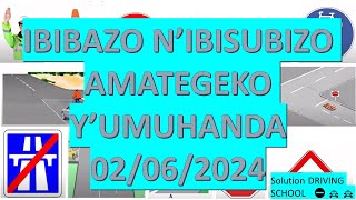 🚨🚨🚨♨️♨️Le 02062024 IBIBAZO NIBISUBIZOAMATEGEKO YUMUHANDA 🚋TSINDIRA PROVISOIRE BYOROSHYE🚨🚨🚨 [upl. by Chansoo]