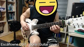 Escaflowne OST  Sora Guitar cover [upl. by Ahsimit]