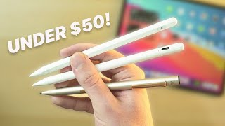 CHEAP Apple Pencil Alternatives  under 50 [upl. by Urias]