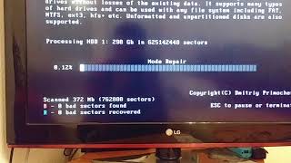 Hirens Boot CD HDD test with HDD Regenerator [upl. by Channing]