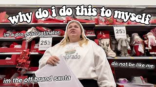 LAST MINUTE CHRISTMAS SHOPPING I do this every year lol vlogmas day 23 [upl. by Chelsy676]