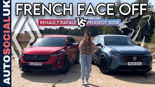 BEST Hybrid family car Renault Rafale VS Peugeot 3008 UK 4k [upl. by Croydon]