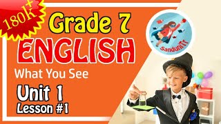 Grade 7 English Language  Unit 1Lesson 01 සිoහලෙන් ඉංග්රීසි 🇱🇰🧙‍♂️🧨🎩🧨🧙‍♀️ [upl. by Wasson]