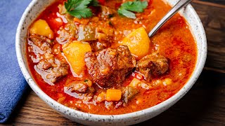 Hungarian Goulash  The Ultimate Beef Stew [upl. by Schechinger]