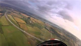 Glider instruction flight 48 on a Schleicher K7 [upl. by Bork]