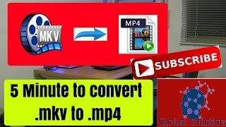 how to convert mkv to mp4 using vlc player in Hindi [upl. by Yadnil903]