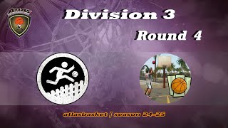 Atlasbasket  Div 3Round 4  ΜΓΚ vs SAN ANDREAS [upl. by Shanley]