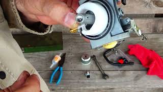 JOHN DEERE X320 CARB REPLACEMENT DOES NOT IDLE lawnmower lawnmowerrepair [upl. by Ardnod]