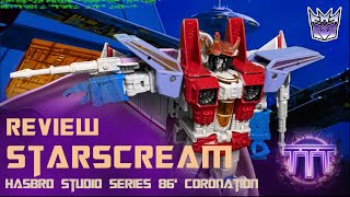 Review Hasbro Studio Series 86 Coronation Starscream  ToyTesterTeo Toy Collection [upl. by Gnourt633]