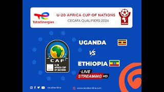 Uganda vs Ethiopia Live  U20 Africa Cup of Nations AFCON CECAFA Qualifiers 2024 [upl. by Nolyk]