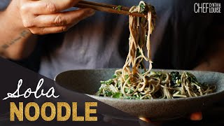 Healthy and Simple Cold Soba Noodle Salad  Vegan Recipe [upl. by Sarine173]