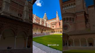 Discovering Certosa di Pavia Italys Majestic Monastery 🏰 pavia history church italy [upl. by Eniarral]