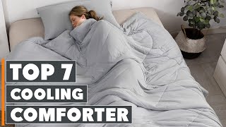 Stay Cool All Night Top 7 Best Cooling Comforters for Ultimate Sleep Comfort [upl. by Iew]