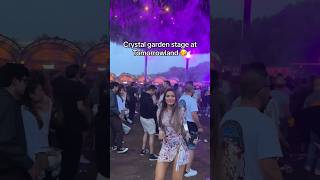 Crystal garden stage at Tomorrowland 🧜‍♀️ tomorrowland festival travel [upl. by Gradeigh]